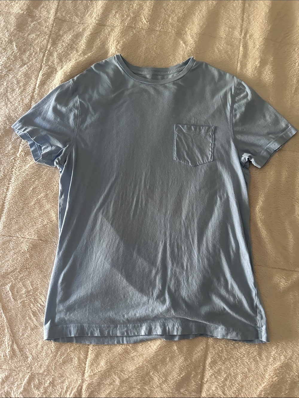 Red Camel Men's Light Blue Pocket Crew Tee